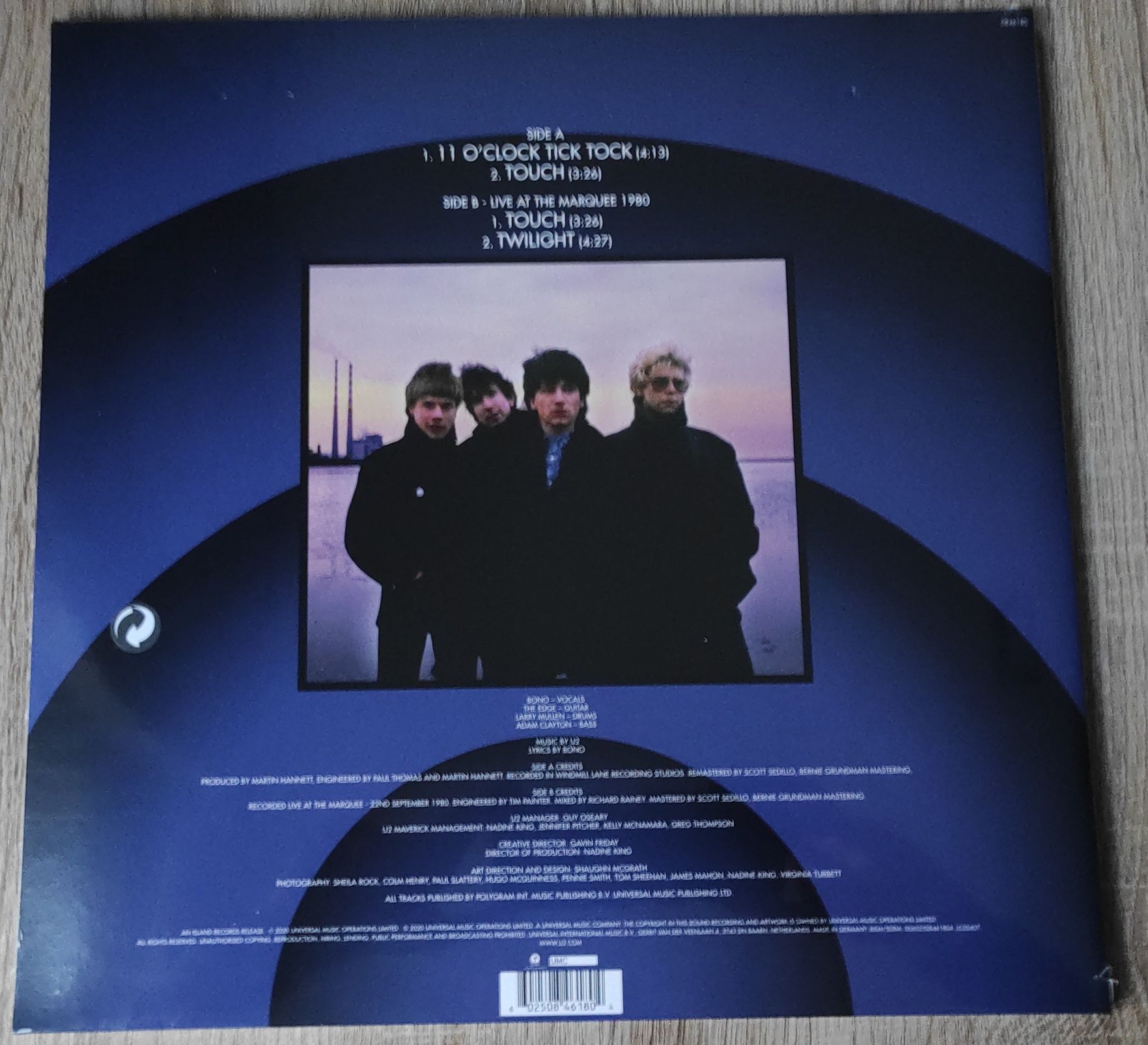 U2 - 11 O'Clock Tick Rock 12" Vinyl