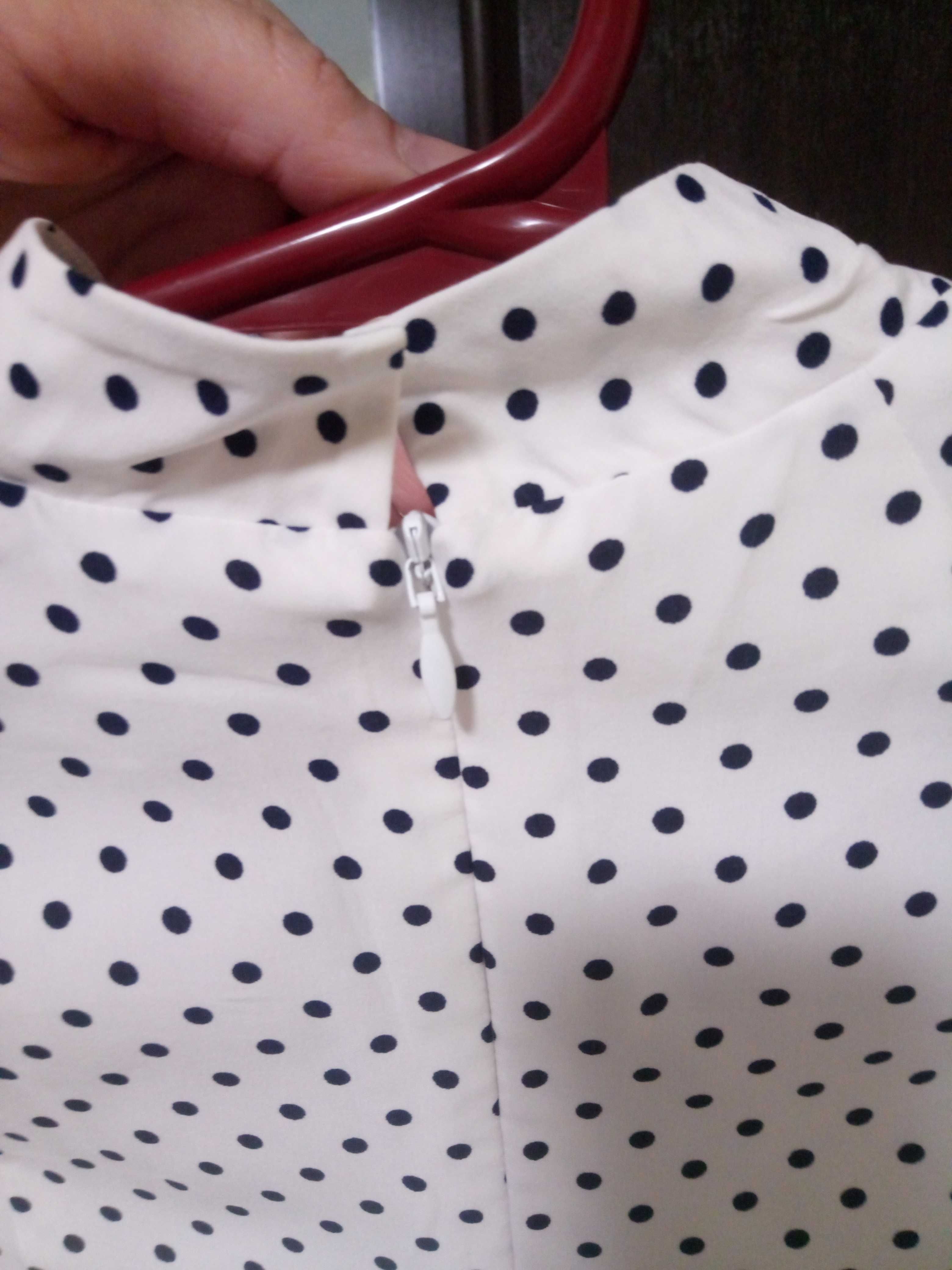 Фирменная нарядная блуза в горошек Джей Эль 42 размер