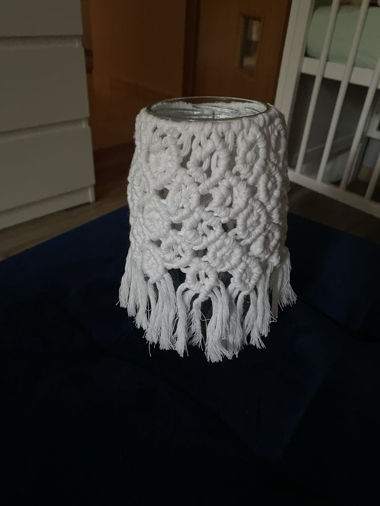 Lampion makrama dekoracja w stylu boho
