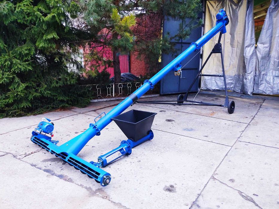 Шнековий завантажувач,погрузчик зерна,протруювач,підборщик.Ø159