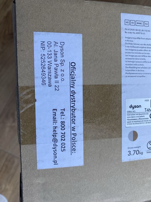 Dyson suszarka lokówka airwrap complete long HS05 nowa