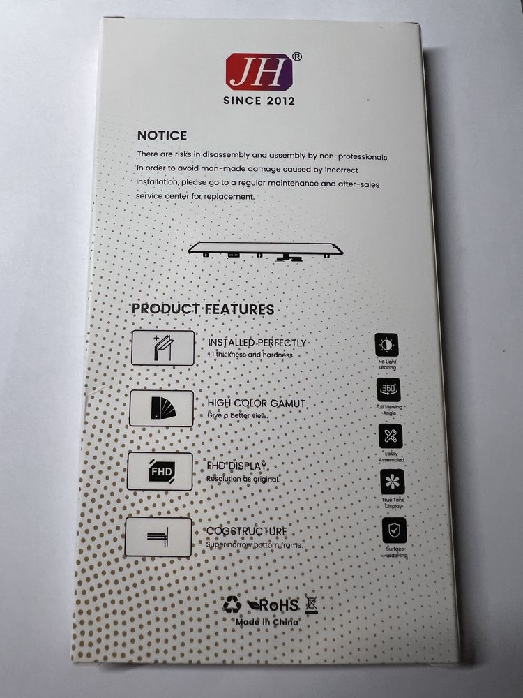NOWY Wyświetlacz Ekran iPhone 12 mini INCELL + Uszczelka Wymienny CHIP