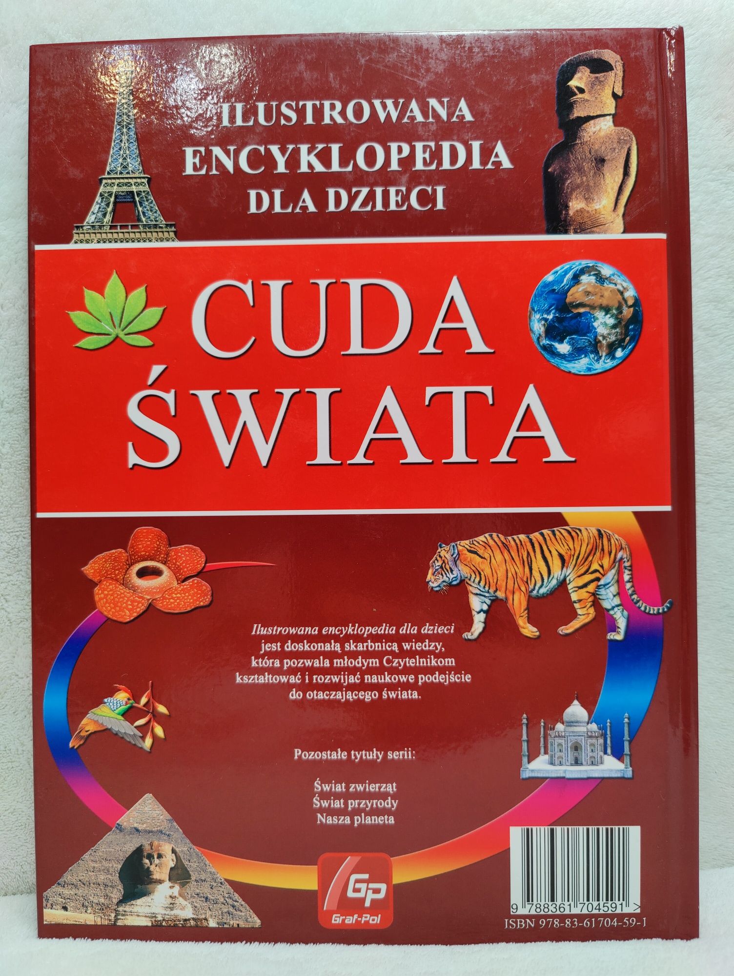 Książka ilustrowana encyklopedia dla dzieci - cuda świata
