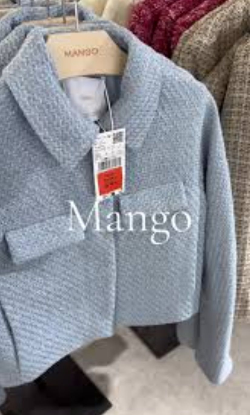 Твідовий піджак,жакет Mango