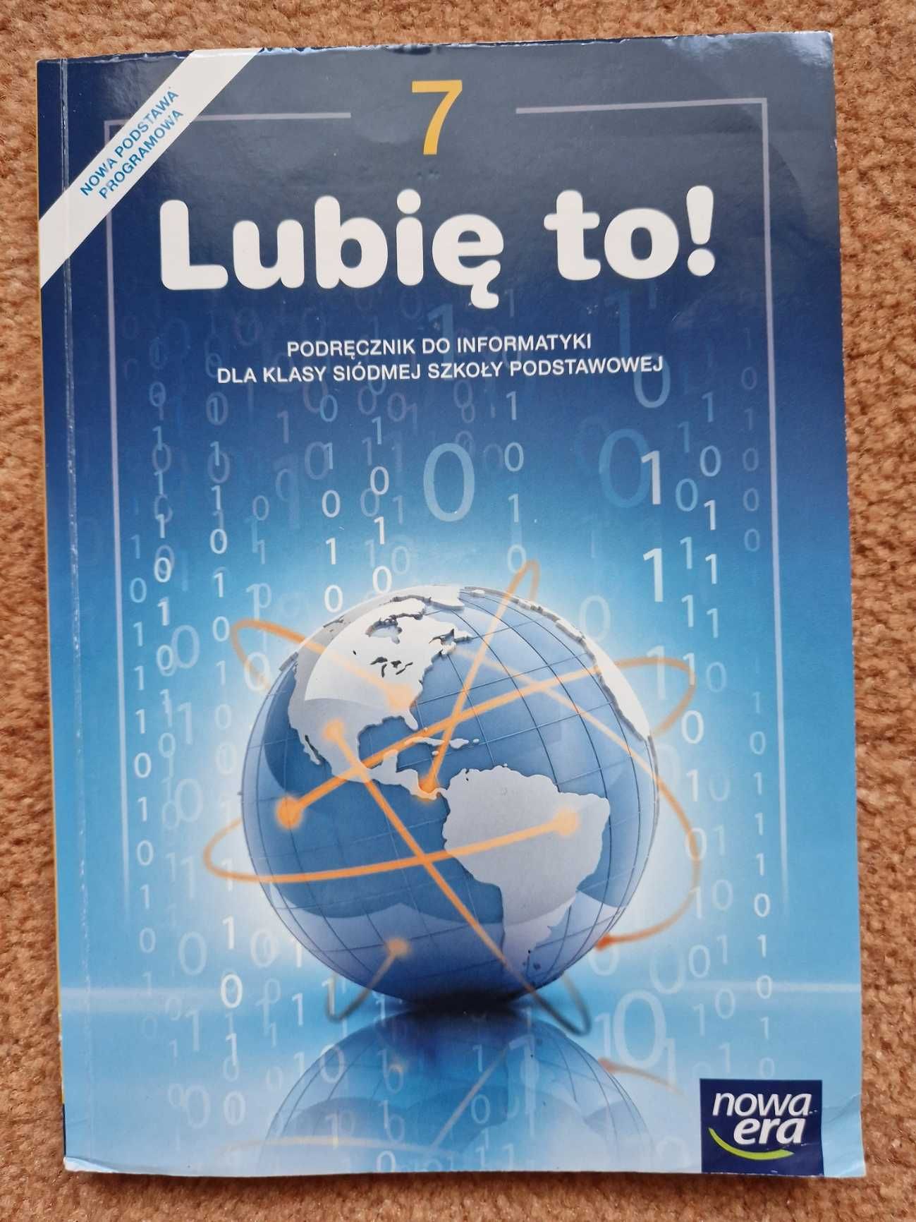 Informatyka "Lubię to!" klasa 7 szkoła podstawowa