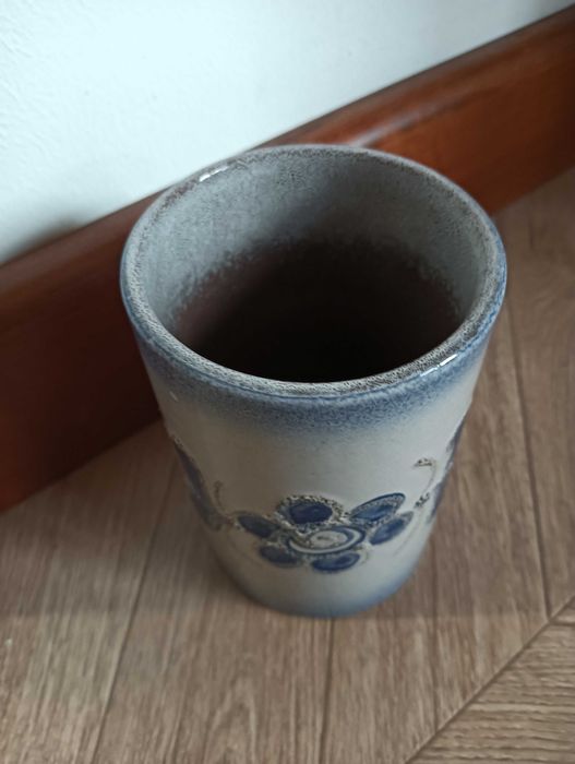 Wazon ceramiczny Strehla niebieski tuba