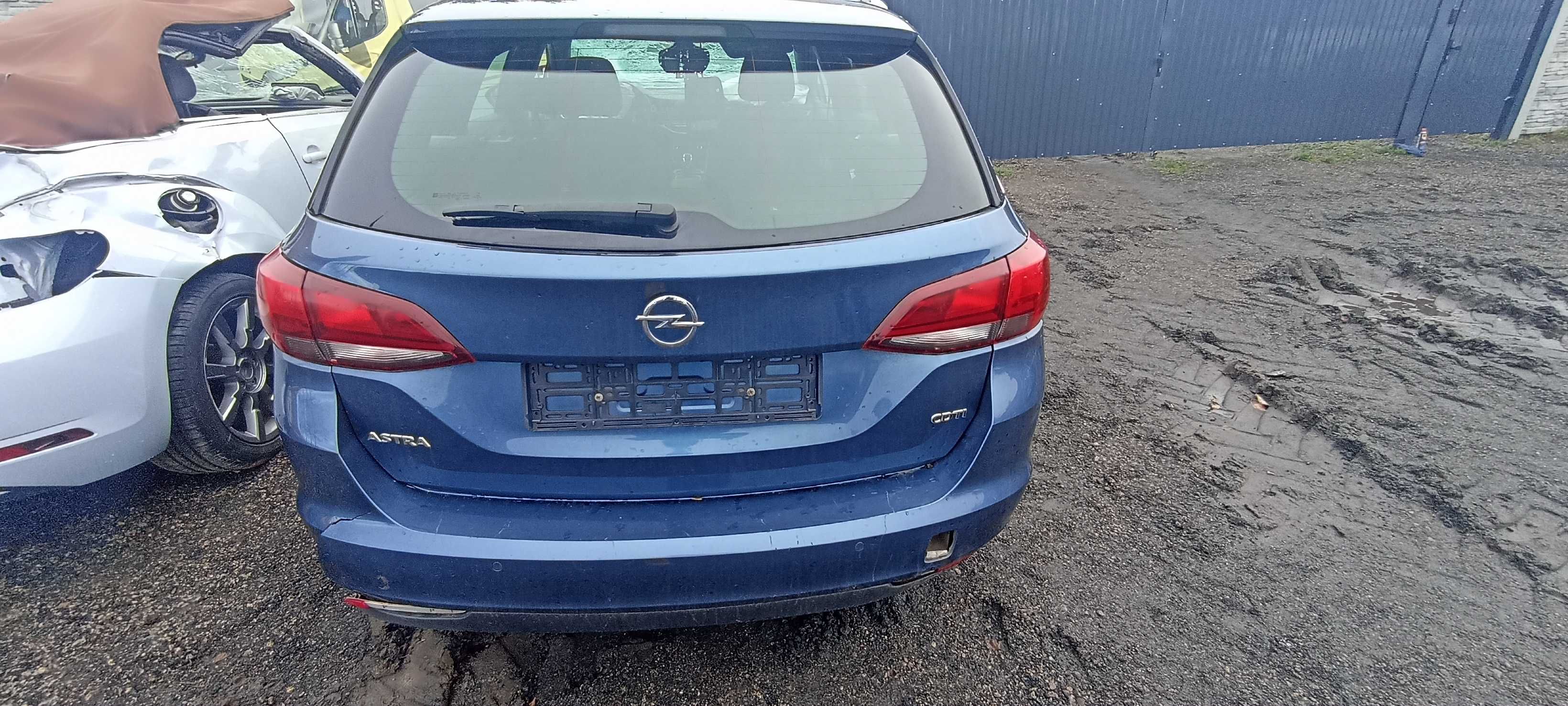 klapa bagażnika  szyba opel astra k kombi lak z22s wersja pod kamerę
