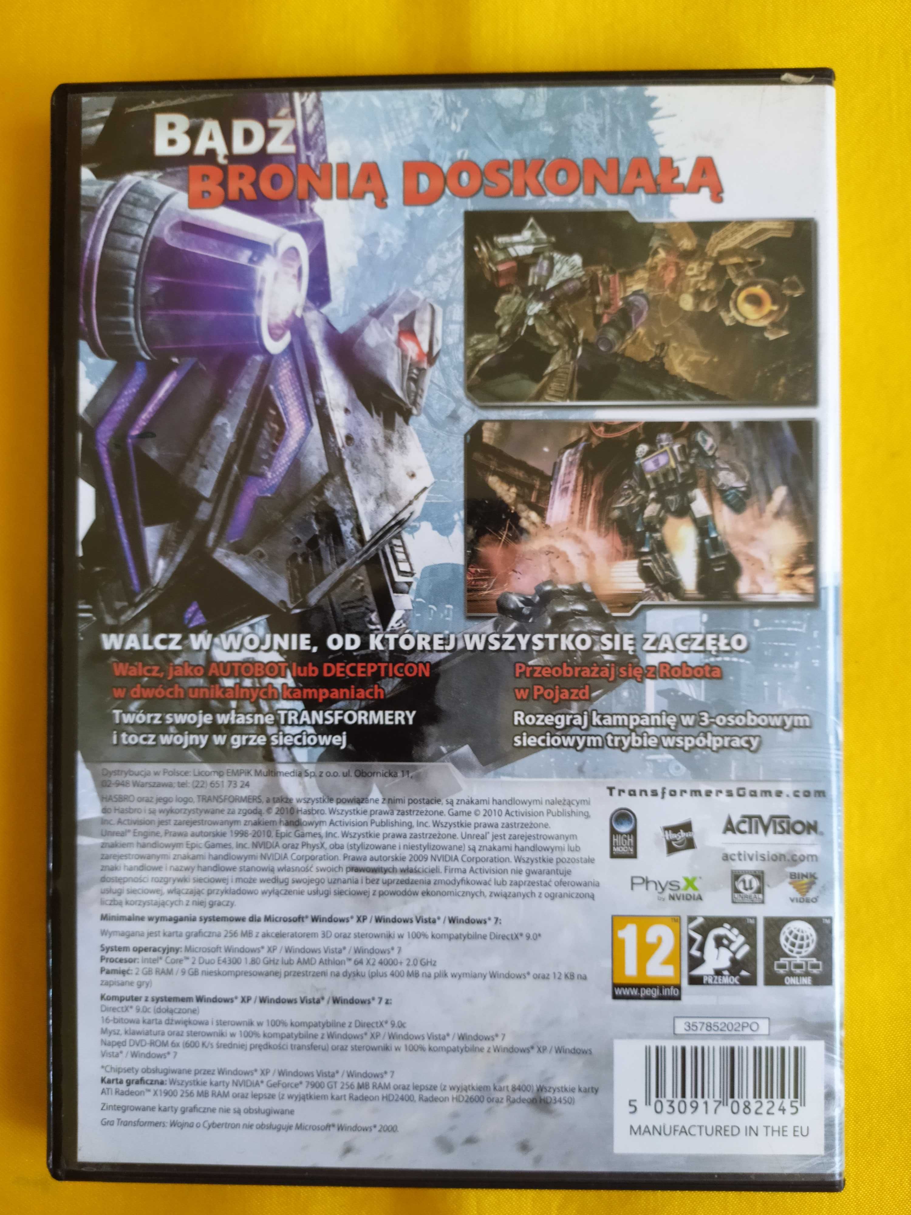 [Polska wersja] Gra Transformers Wojna o Cybertron PC