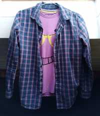 Koszula Reserved na długi rękaw bawełniana chłopięca r. 152