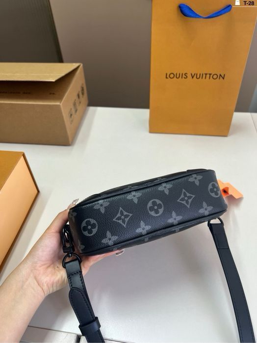 Сумка Louis Vuitton мужская черная shadow унисекс оригинал