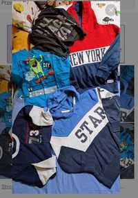 Zestaw dla chłopca 4-6 lat 110-116 H&M,Cool Club, bluzy,t-shirty