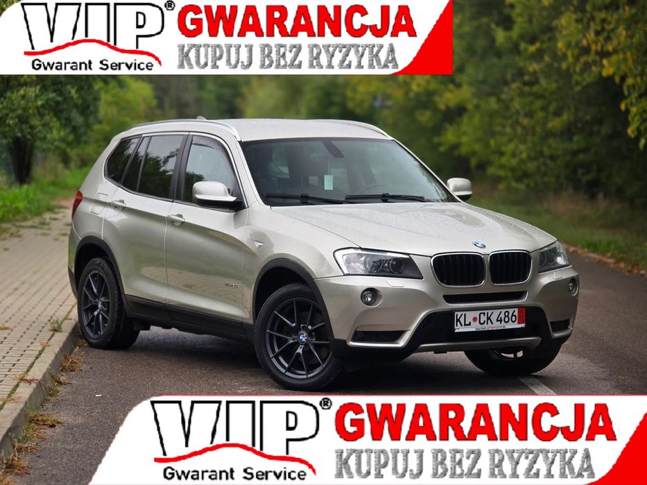 BMW X3 2012r._2,0B_185KM_xDrive_4x4_Xenon_Nawi_Skóry_Kamera_Cofania_Gwarancja