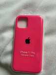 Apple silicon case etui iphone 11 pro rozowy nowy