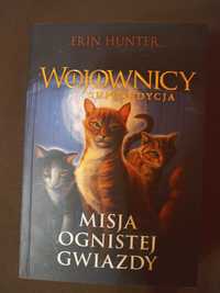 Książka fantasy  "Wojownicy -  Misja Ognistej Gwiazdy"