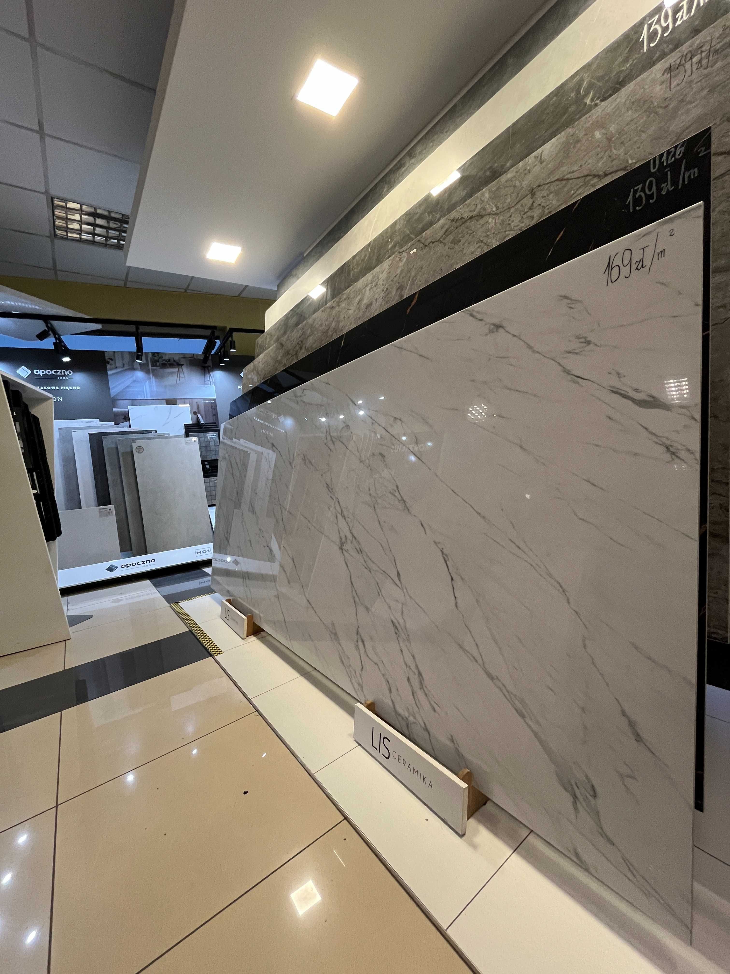 Płytki Carrara Calatacata Paradyż Elite White 120x280 gatunek 2