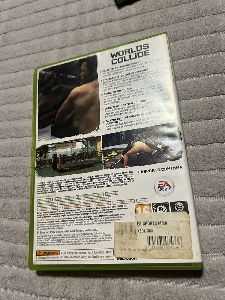 Mma Ea Sports xbox 360 konsola gra wideo