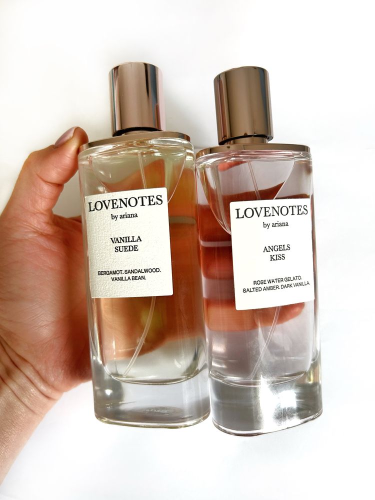 Парфуми Ariana Grande LOVENOTES Angels Kiss,Vanilla Suede,є розпив.