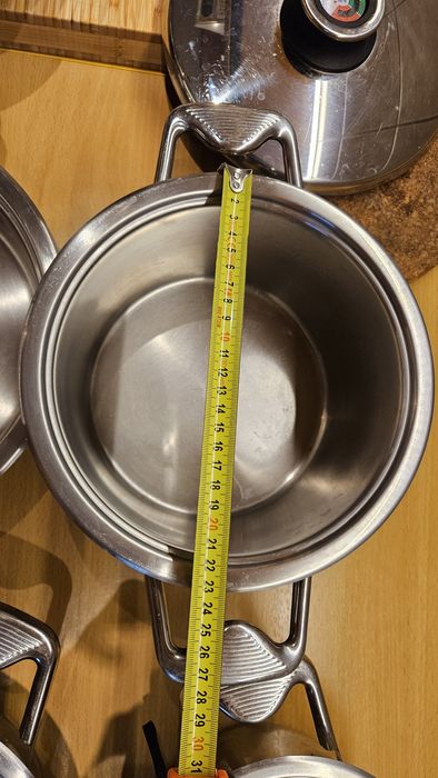 Zestaw 4 garnków Zepter, 4 pokrywki + akcesoria