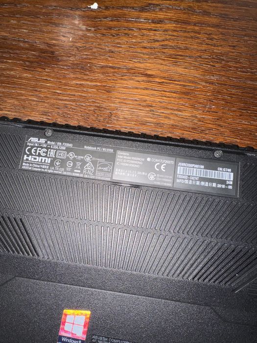 Laptop ASUS Tuf Gaming FX504G