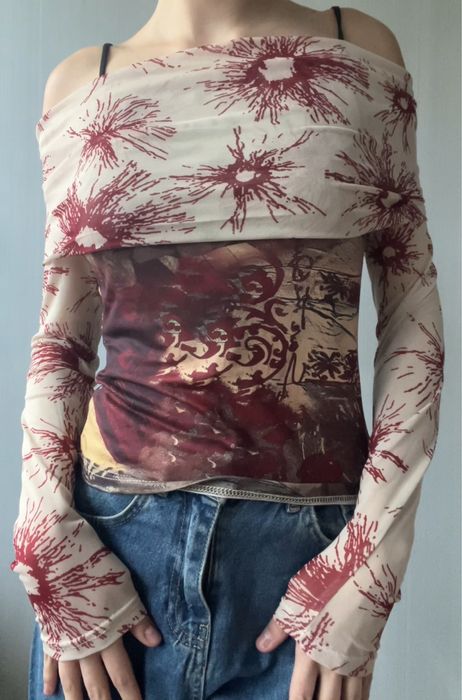 Топ с открытами плечами