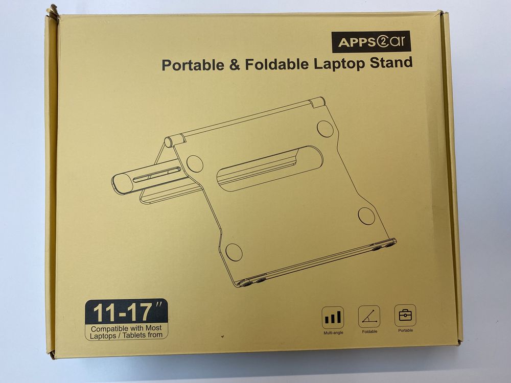 Suporte para portátil ou tablet em aluminio