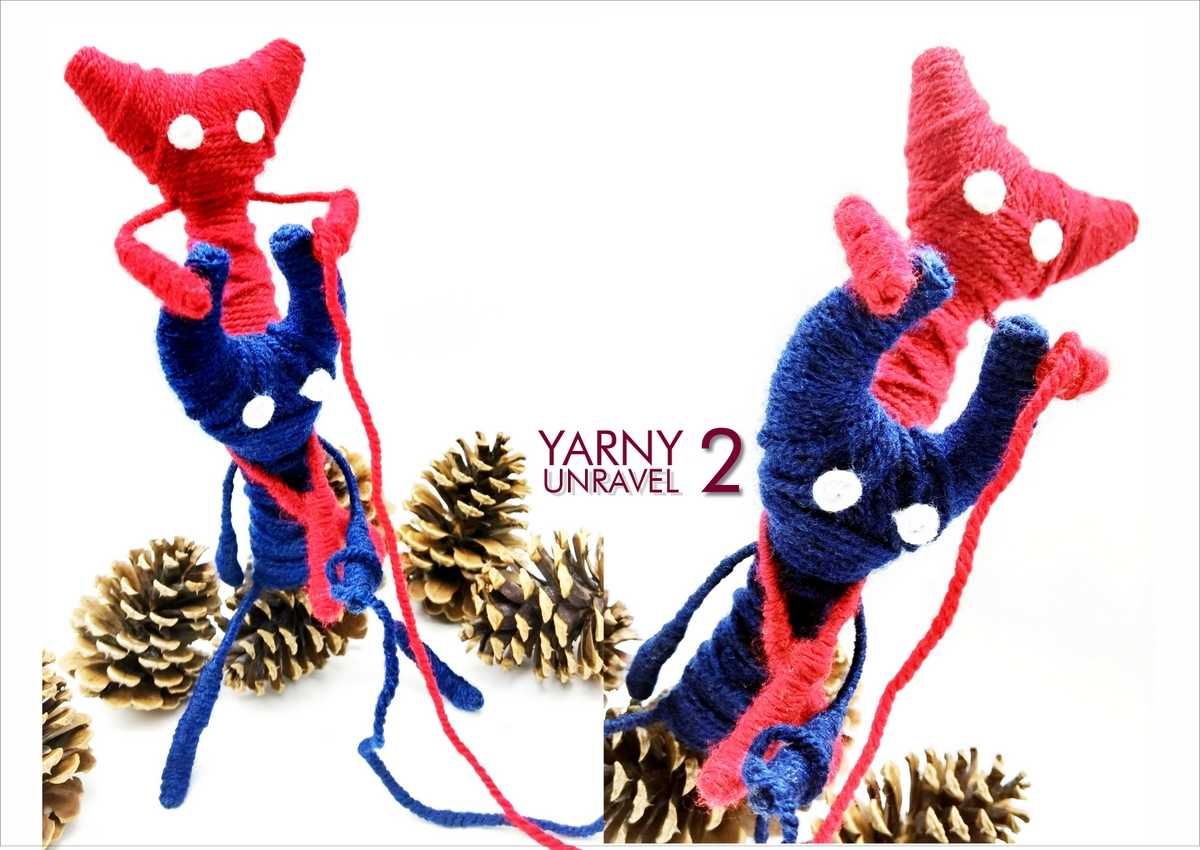 YARNY włóczka z gry UNRAVEL 5+ lat - wys. 23 cm