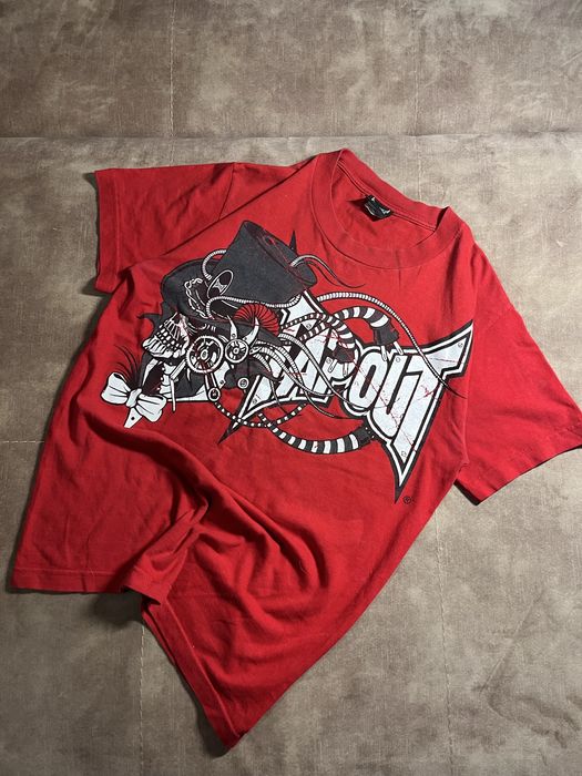 Vintage tapout t-shit футболка sk8 rap hiphop y2k x ecko x southpole