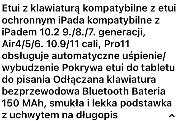 Klawiatura i etui do Ipada