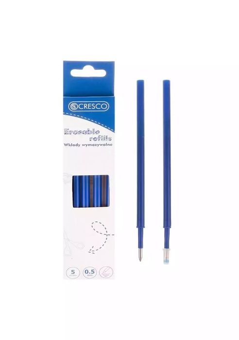 Wkład wymazywalny niebieski 5szt. Cresco