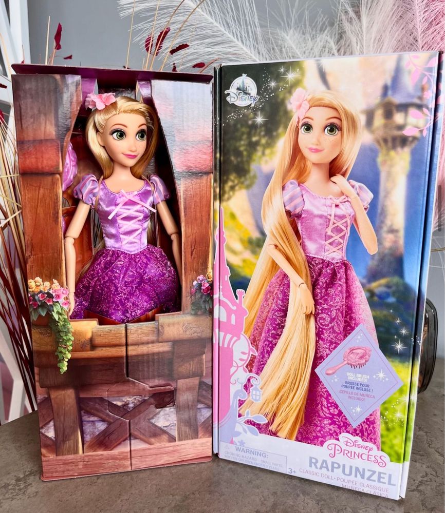 Лялька Disney Princess Принцеса Дісней Рапунцель Класична з гребінцем