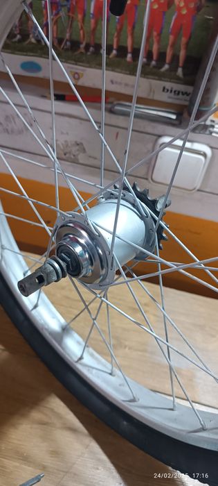 Roda cubo Shimano 3 velocidades