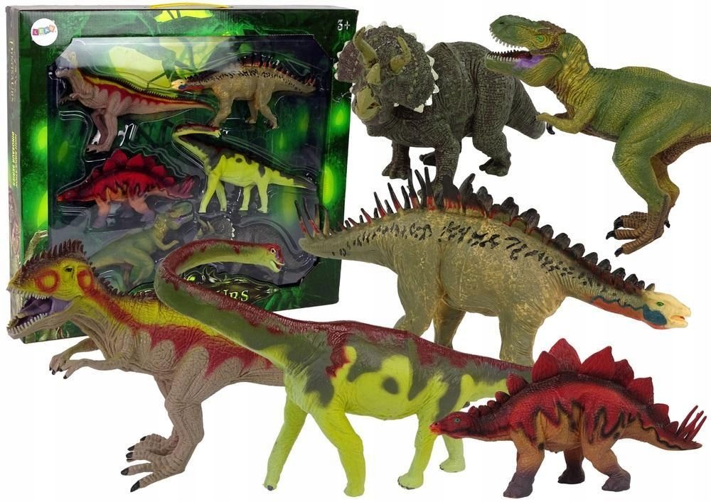Duży Zestaw Dinozaurów, Leantoys