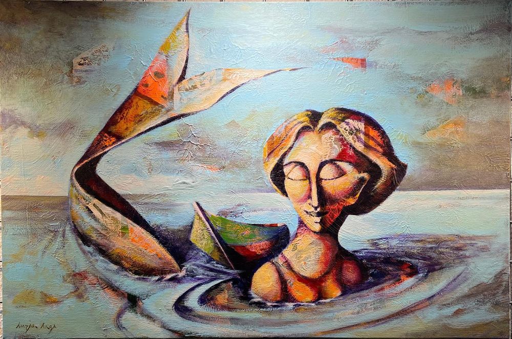 Luzia Lage, pintura original
Sobre tela assinada frente e verso.
Dimen