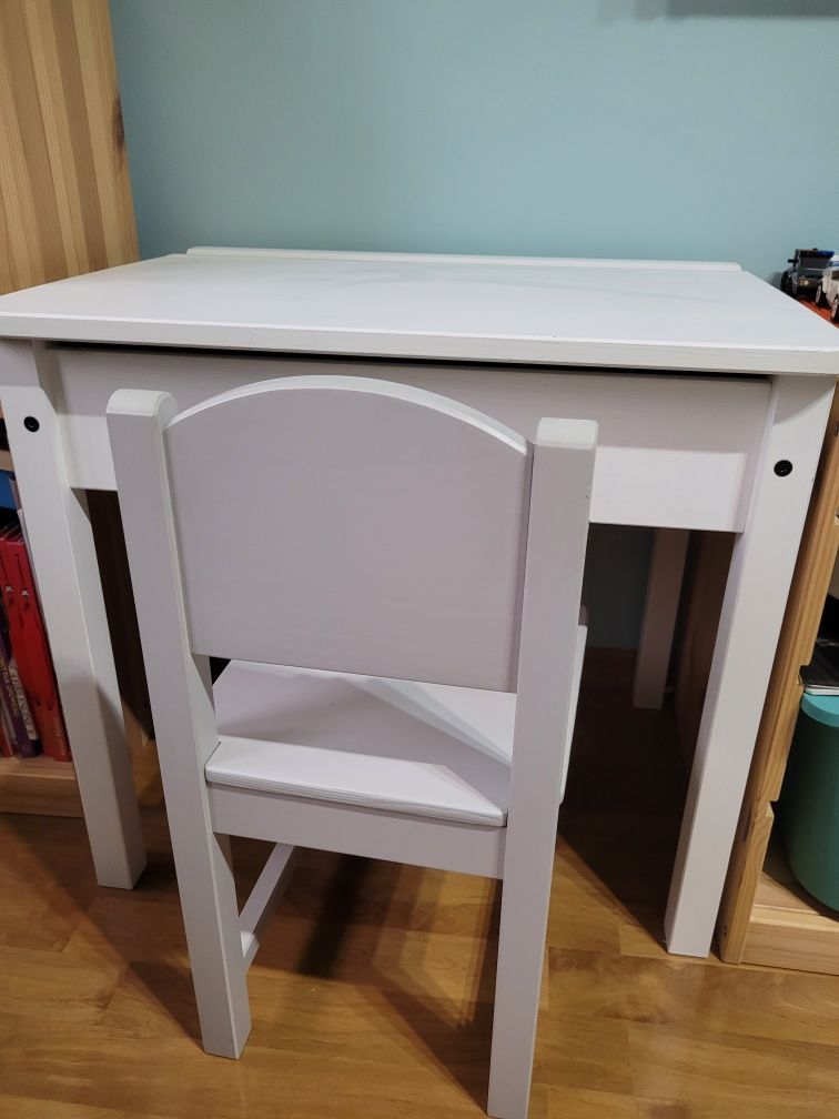 Zestaw biurko i krzesło Sundvik Ikea