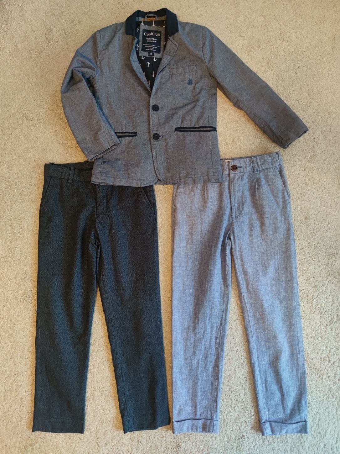 Garnitur CoolClub H&M Cubus marynarka spodnie