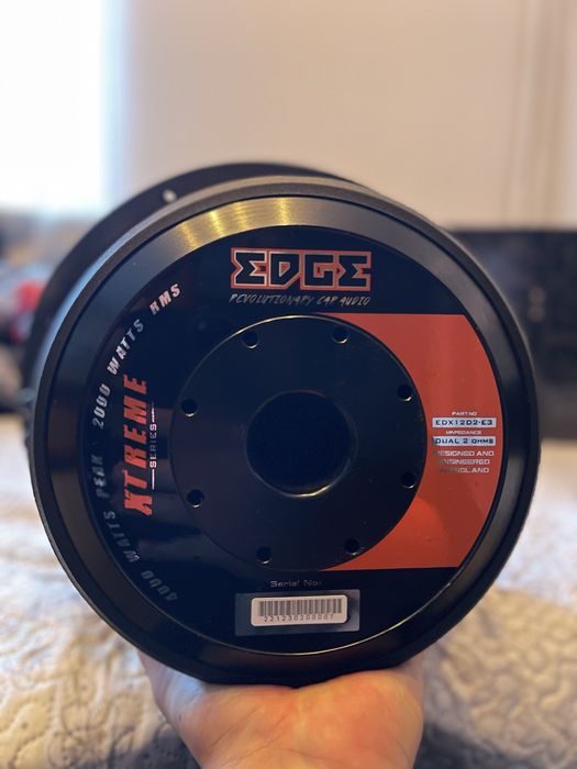 EDGE - glosnik / subwoofer + wzmacniacz + dodatki