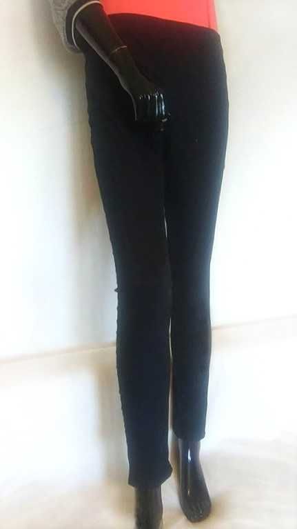 czarne jeansy tregginsy jegginsy skinny r.38