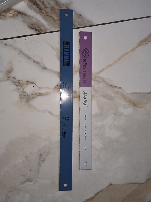 Wzeszczot do piły taśmowej ramowej.