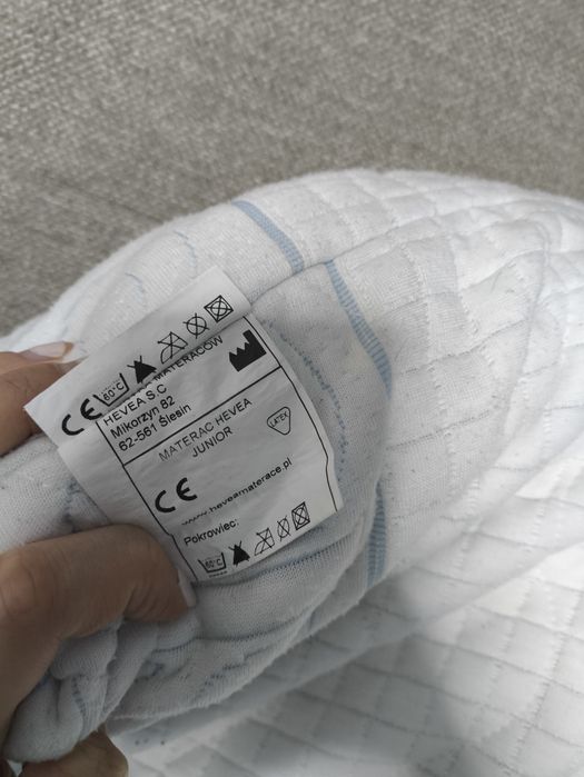 Materac lateksowy Hevea Junior 160x80 najlepszy dla alergików