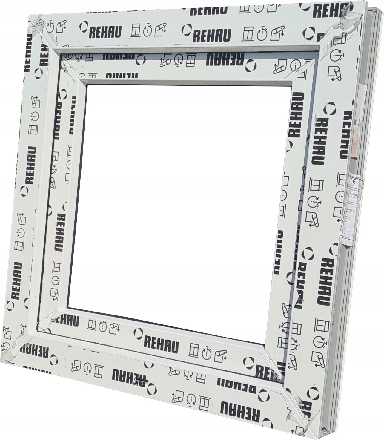 OKNA KacprzaK OKNO PCV 565x535 NOWE Białe 565x535