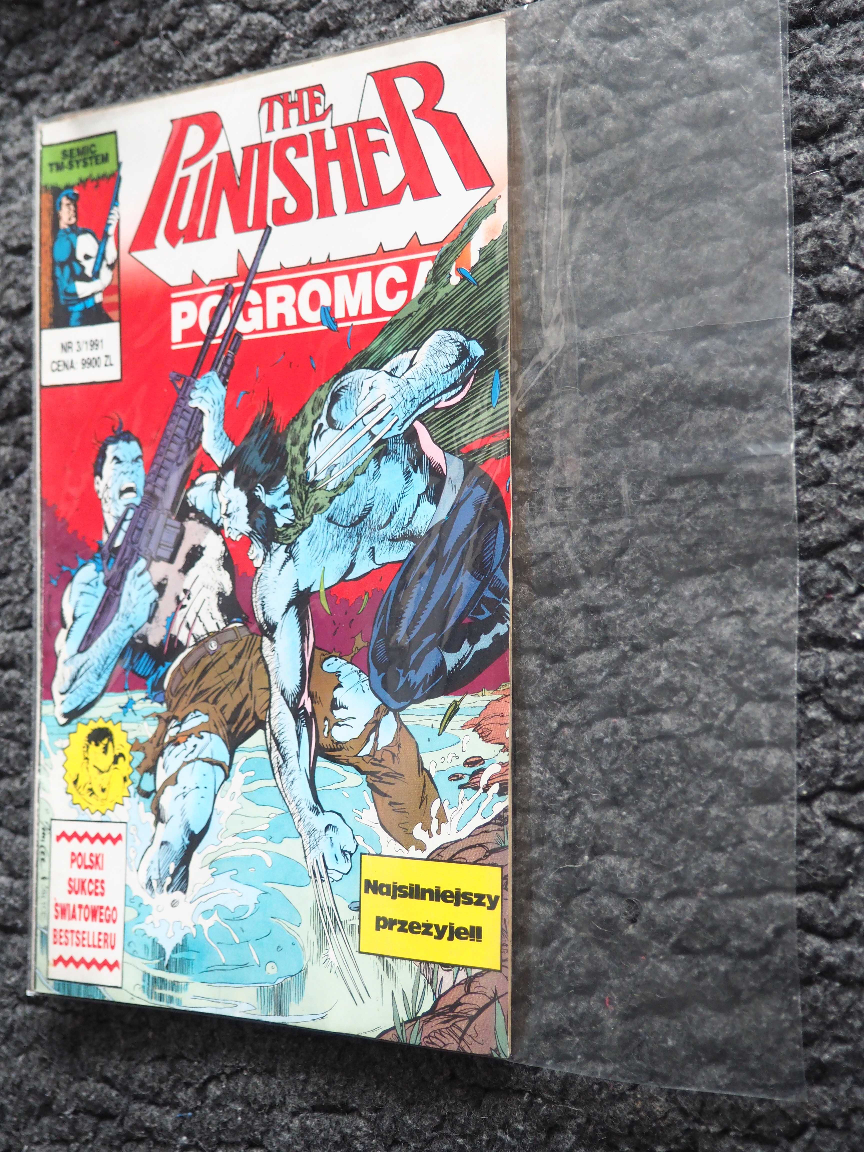 Komiks TM-Semic, The Punisher, 3 1991 stan bdb