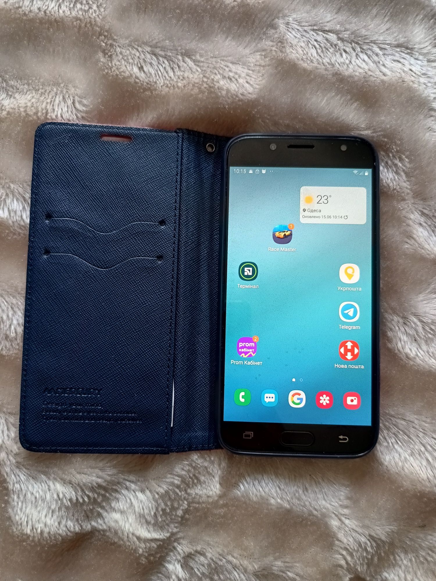Samsung j730 + чехол