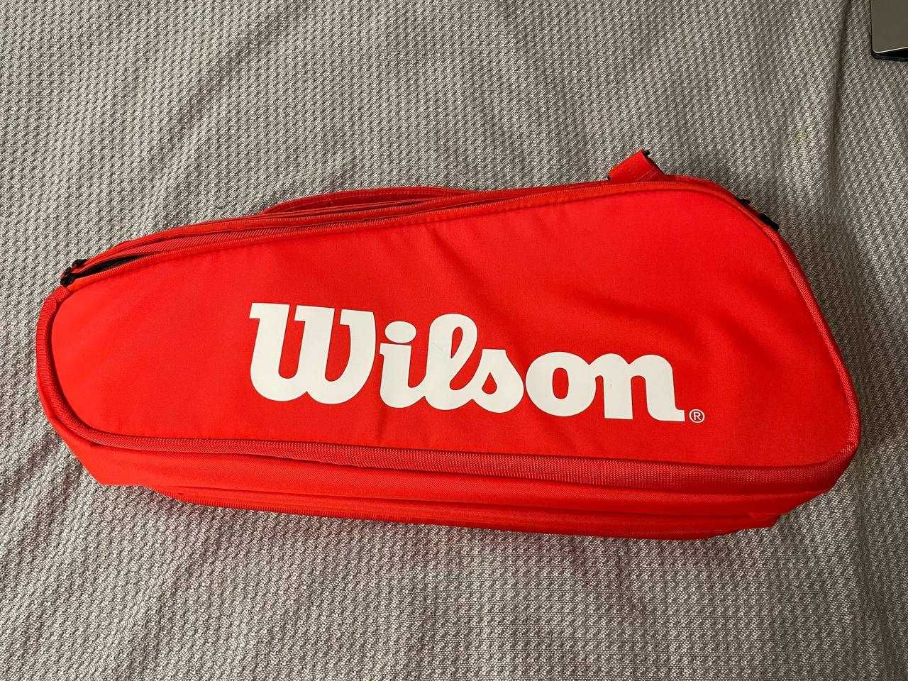 Тенісна сумка Wilson Super Tour 9 Pack Bag Red