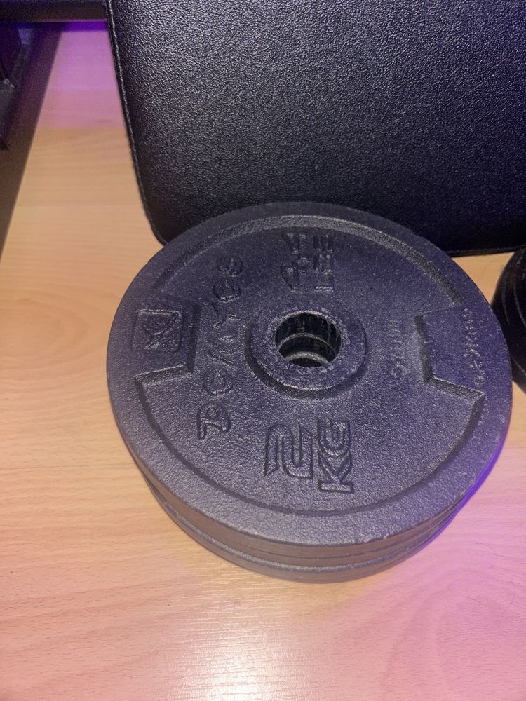 Kit de musculação  (Vende se individualmente ou em conjunto)