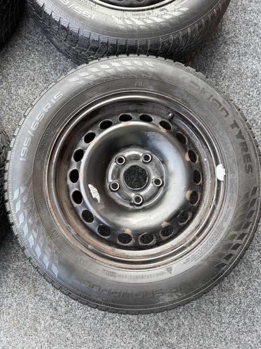 Сталеві диски R15 5/112 VW Golf 5/6/7 Touran Caddy Passat B5 B6 Skoda