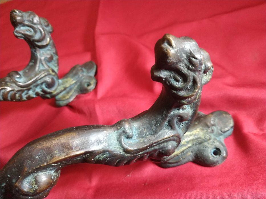 Дверные ручки латунь бронза