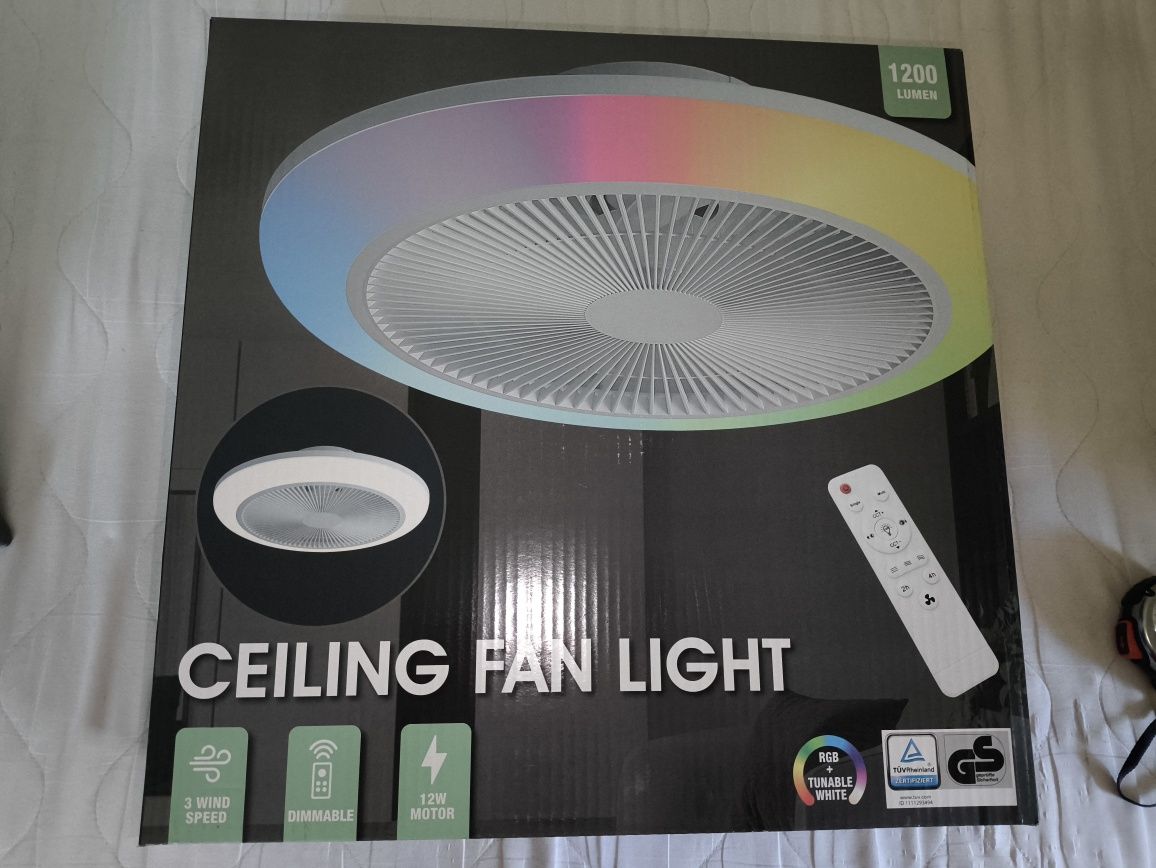 Sprzedam oświetlenie LED RGB z wiatrakiem