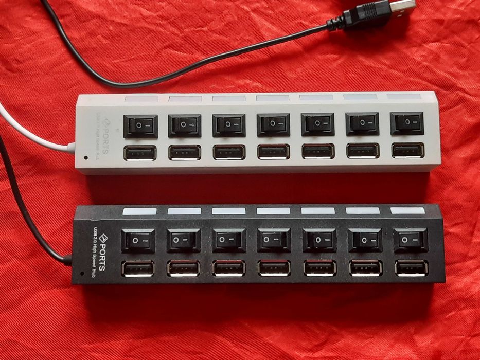 USB-разветвитель на 7 портов, 2 шт.