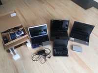 Laptop komputery x4 Samsung Compaq Benq Asus splitter zestaw