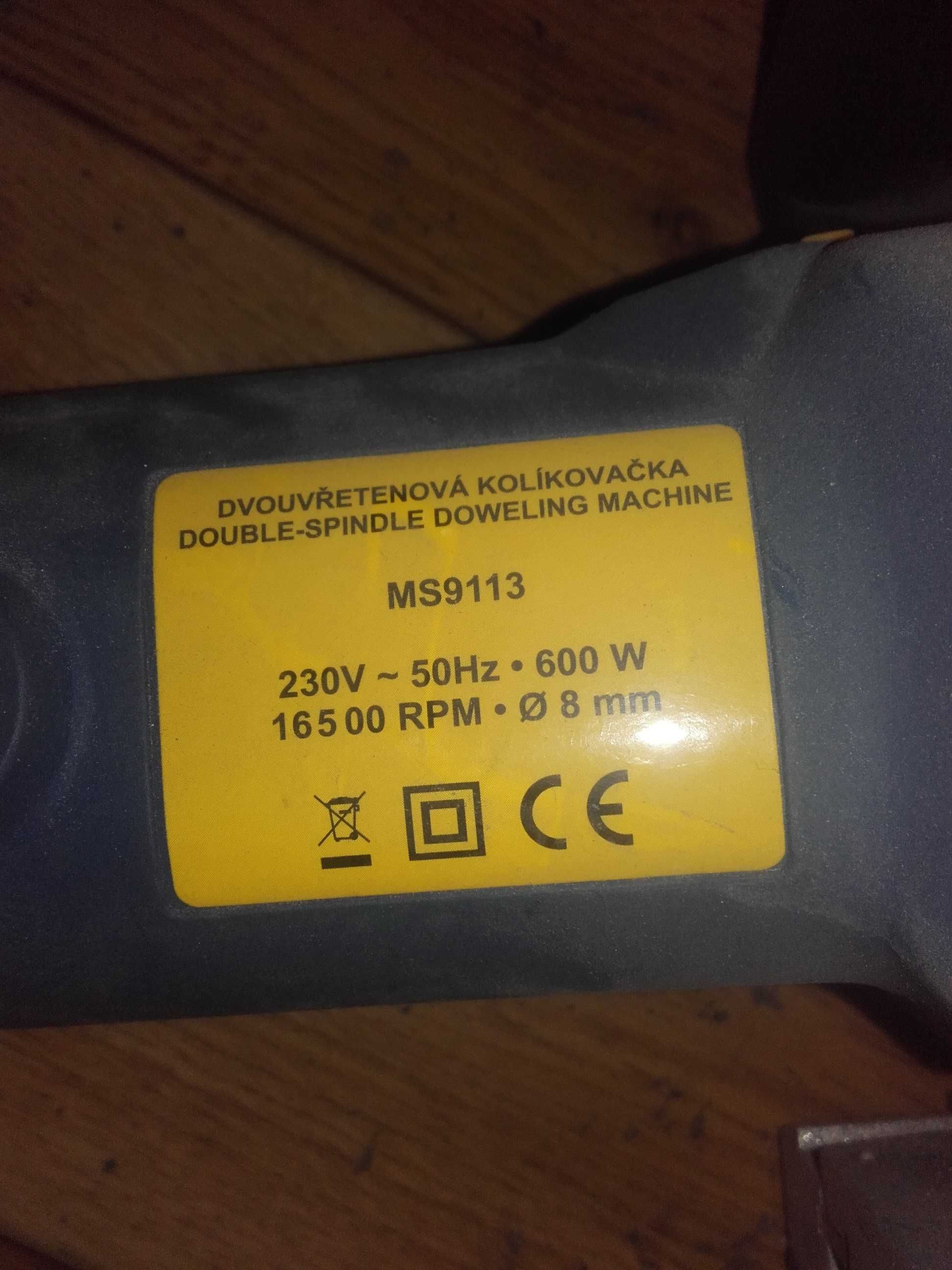 dwugłowicowa uni-max do kołków i łączenia płyt drewna mebli
